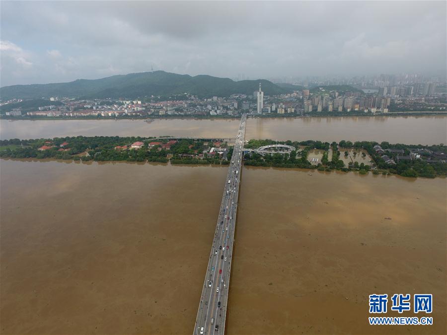 （社会）（5）湘江长沙段水位破历史记录