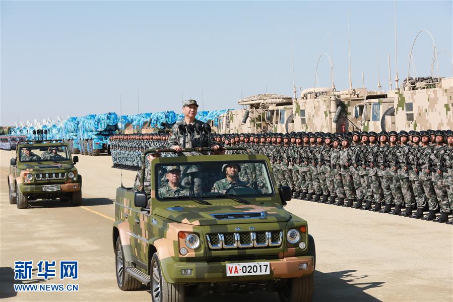 庆祝中国人民解放军建军90周年阅兵隆重举行