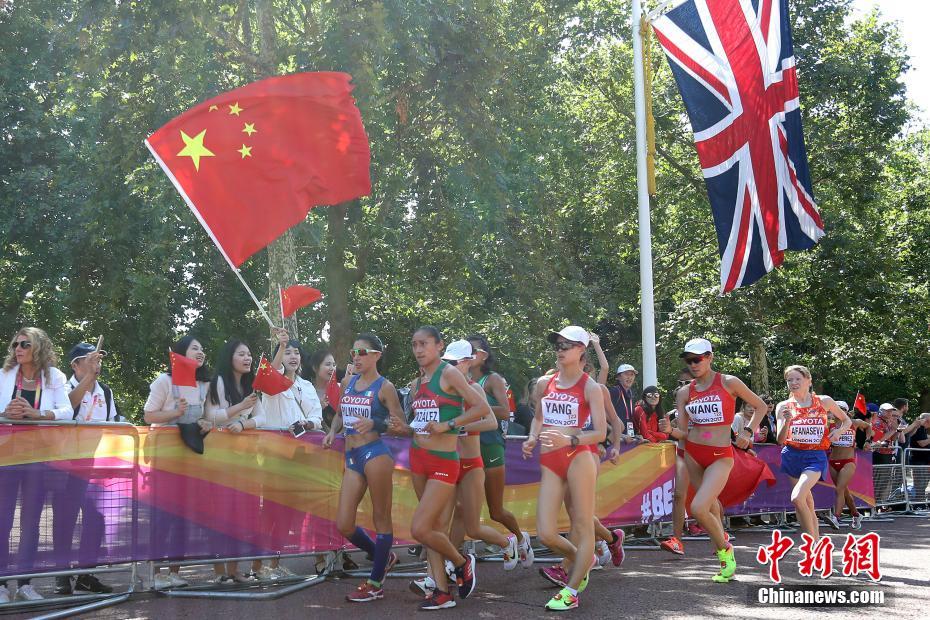 伦敦田径世锦赛:女子20公里竞走杨家玉夺冠