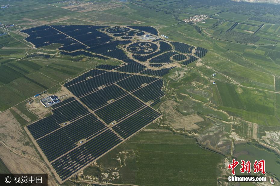 山西大同全球首座 熊猫 太阳能电站正式运行