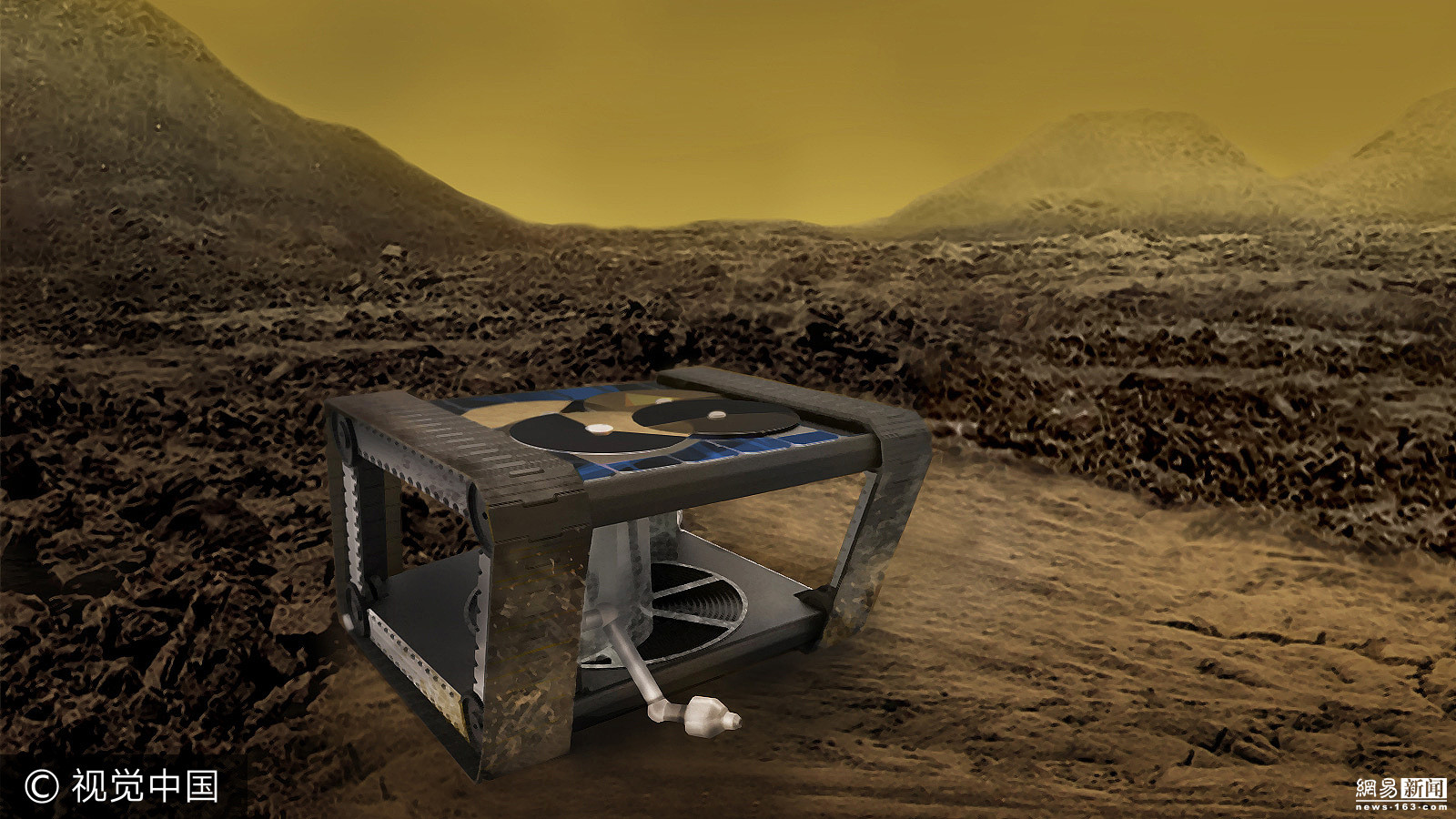 NASA设计金星探测器 风格极简可抗高温_图片频道__中国青年网