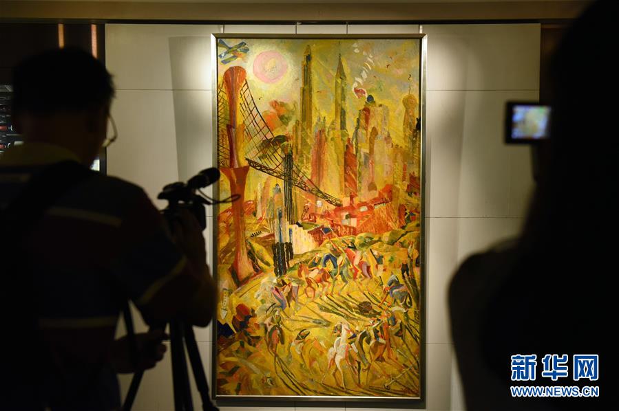 （文化）（1）香港苏富比展出本季秋拍估值最高的现代油画
