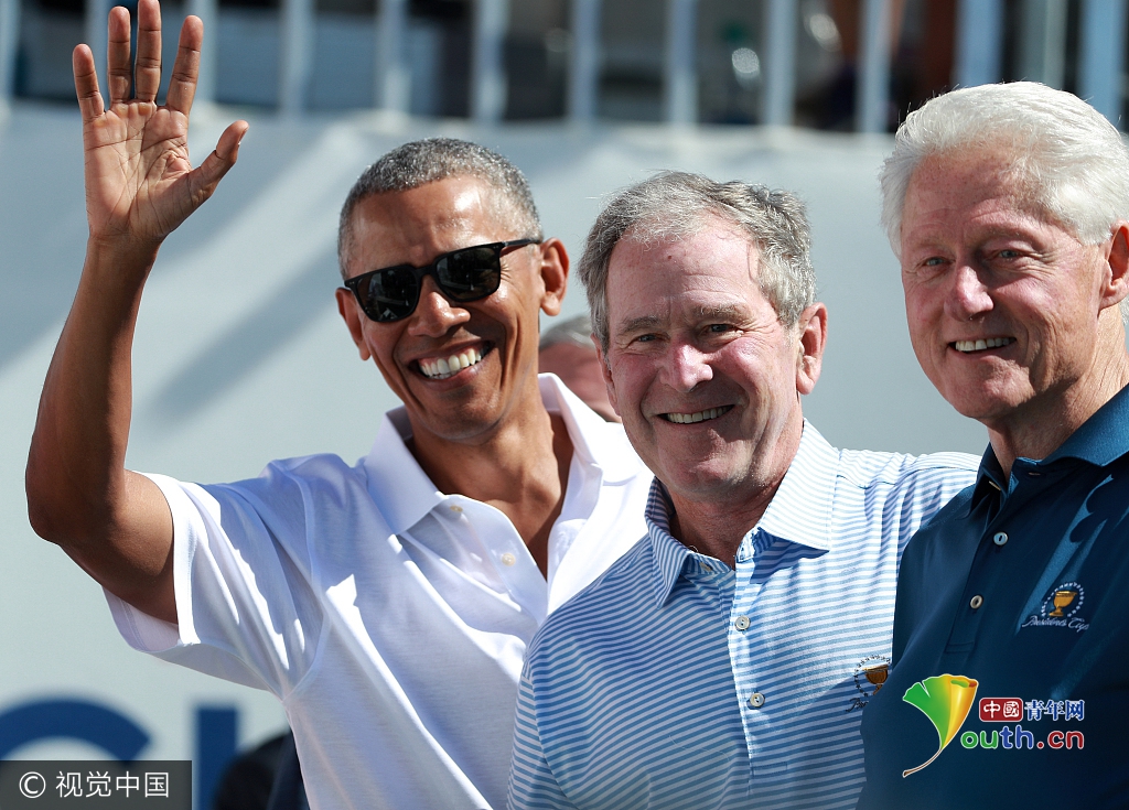 小布什和克林顿谁厉害图片
