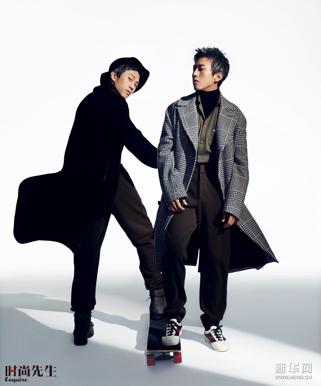 邓超时尚大片玩转多重人格 上演魅力眼神杀