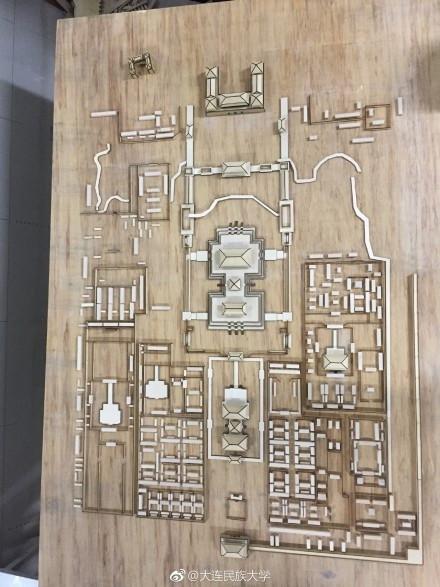 名大学生用1个月时间按1:1000比例缩建故宫