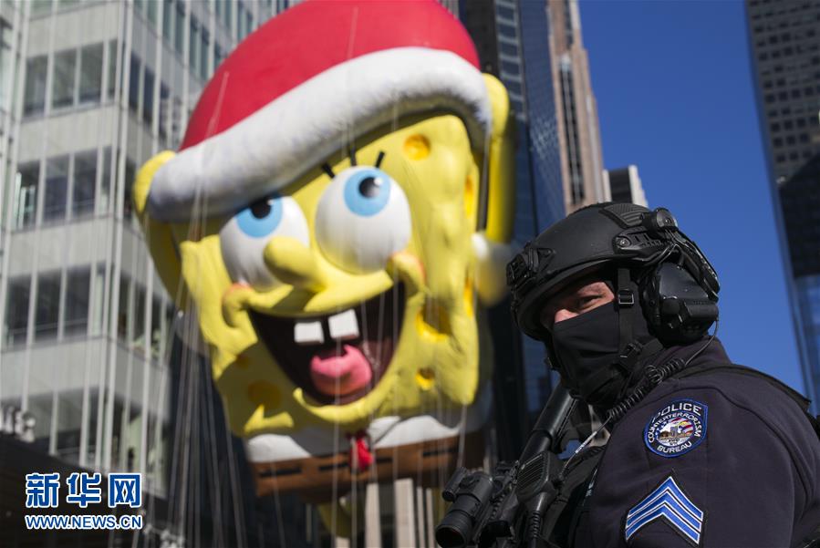 （国际）（1）纽约感恩节大游行加强安保