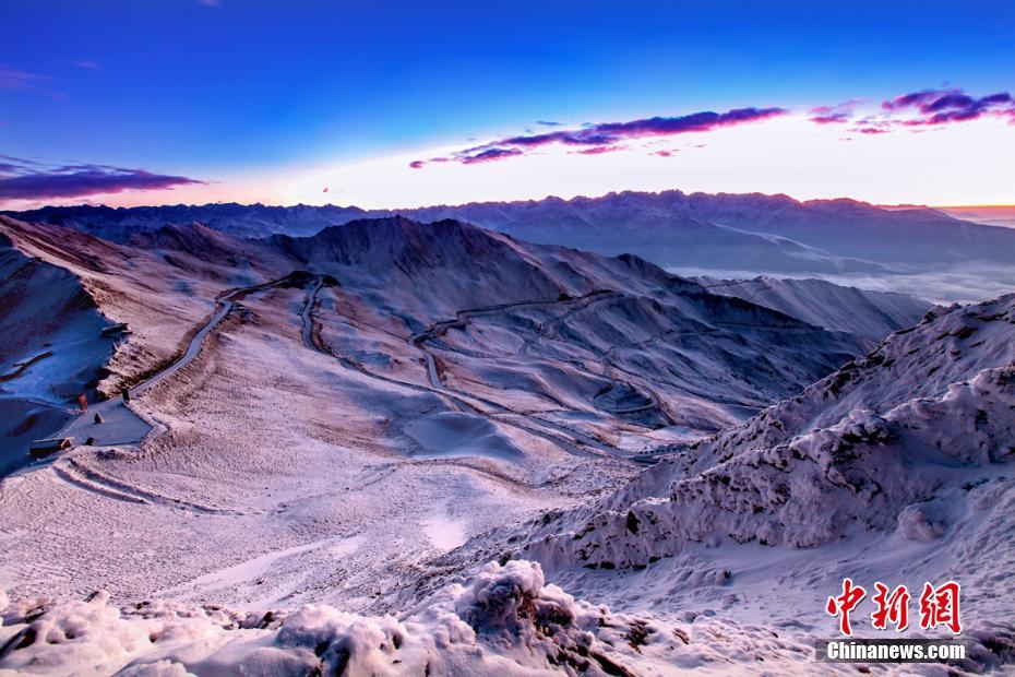 夹金山雪景美如画. 高华康 摄