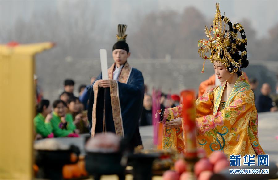 (文化(3)西安大明宫再现唐代"冬至祭天礼"