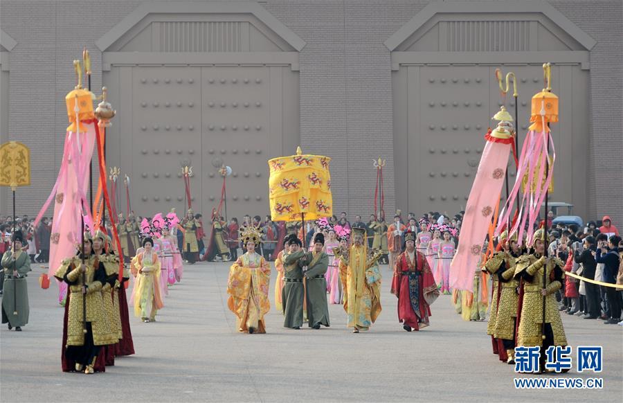 （文化）（1）西安大明宫再现唐代“冬至祭天礼”