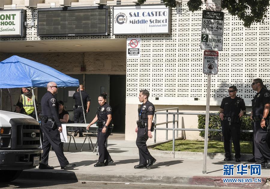 （国际）（1）美国洛杉矶一所中学发生枪击事件