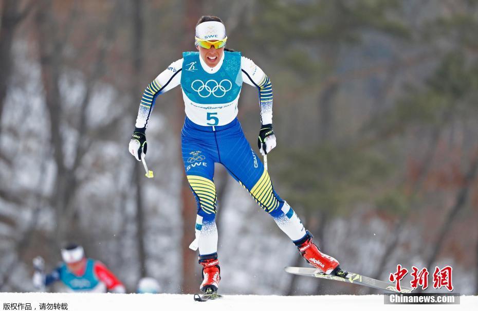 平昌冬奥会首金产生 瑞典选手越野滑雪夺冠
