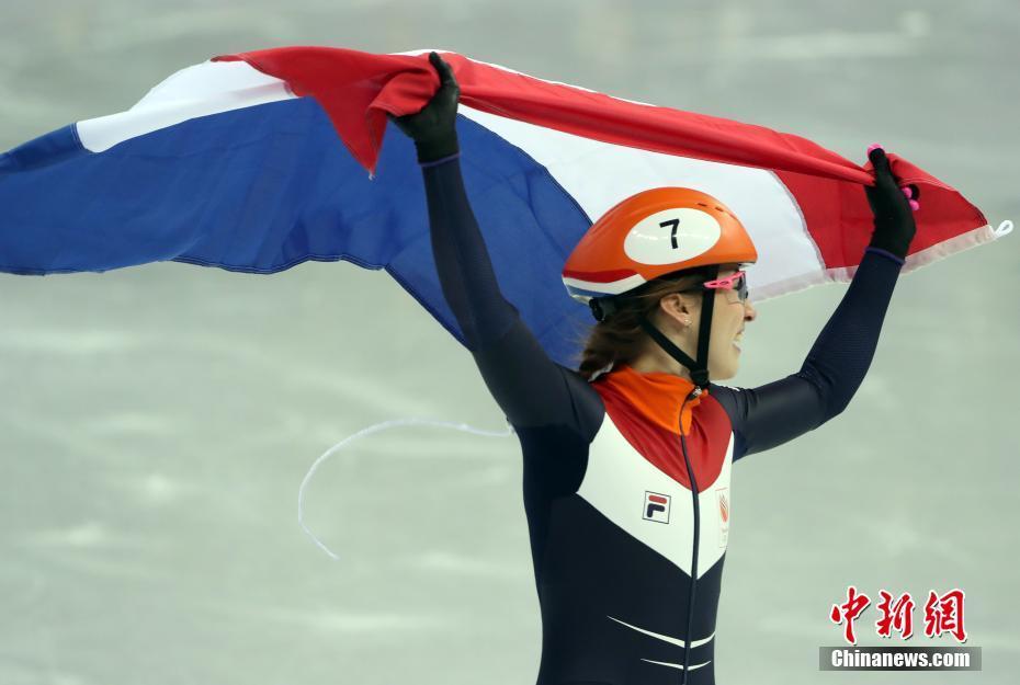 平昌冬奥会短道速滑女子1000米荷兰选手获得金牌