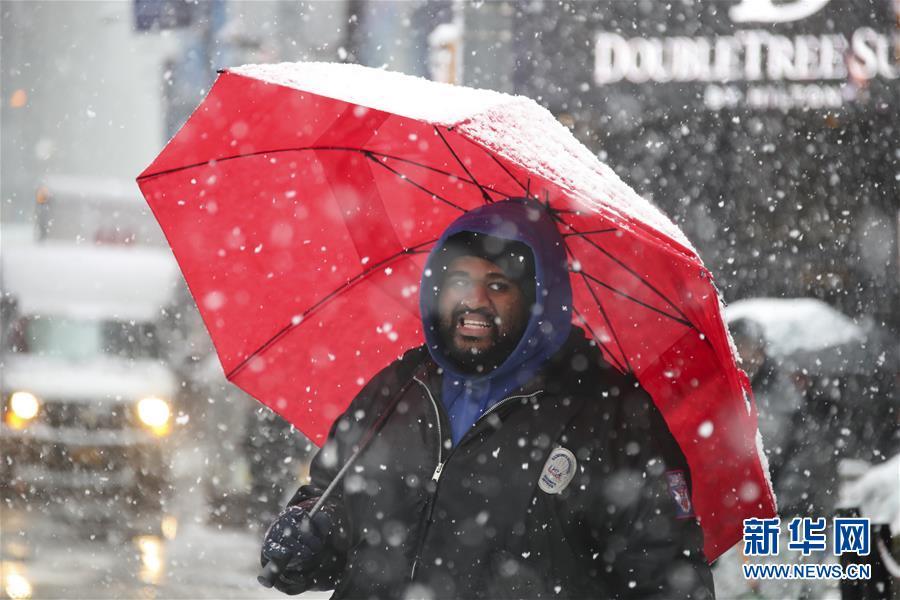 纽约再次遭遇暴风雪天气
