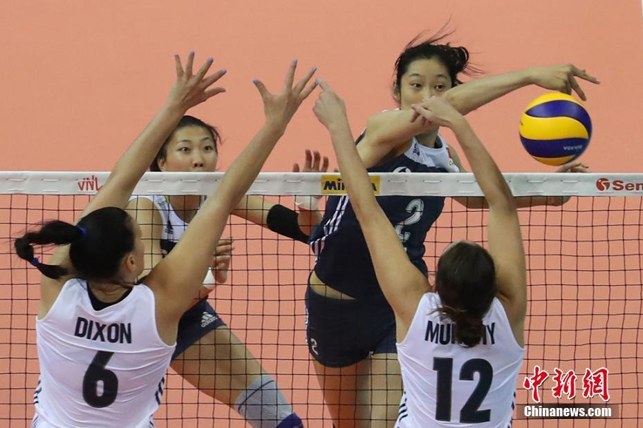 世界女排联赛总决赛半决赛:中国1比3惜败美国