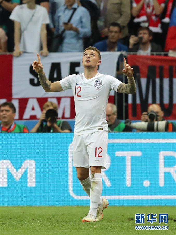 【世界杯】半决赛:英格兰队特里皮尔首开纪录