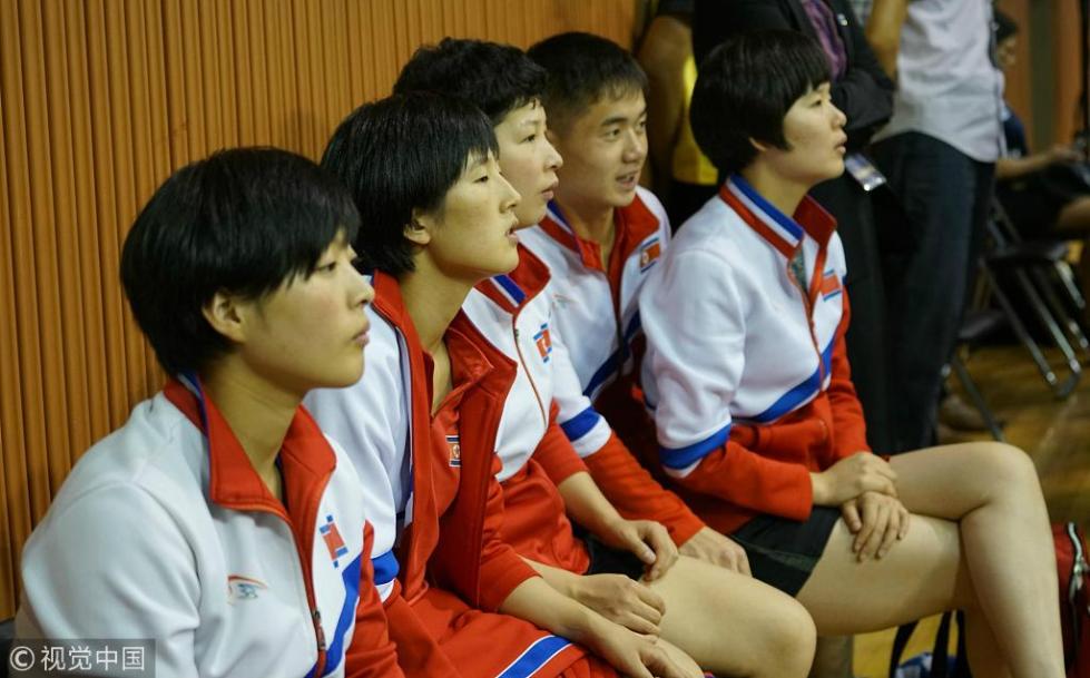 韩朝联队亮相国际乒联世界巡回赛韩国公开赛