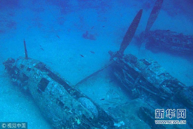 法国:潜水员在深海发现二战美国战斗机残骸