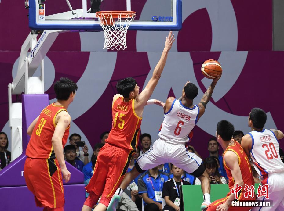 雅加达亚运会 中国男篮首秀险胜菲律宾