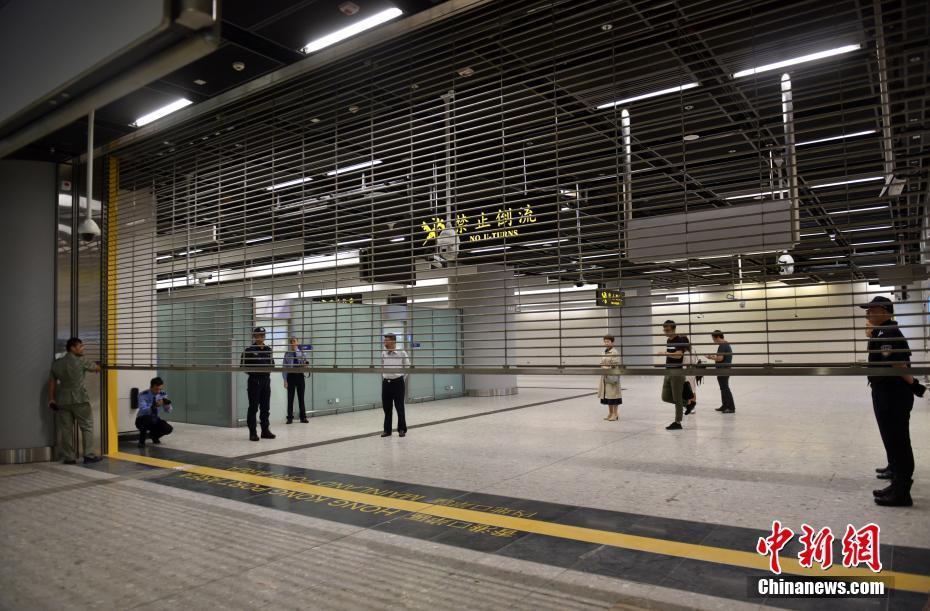 探访香港西九龙站内地口岸区