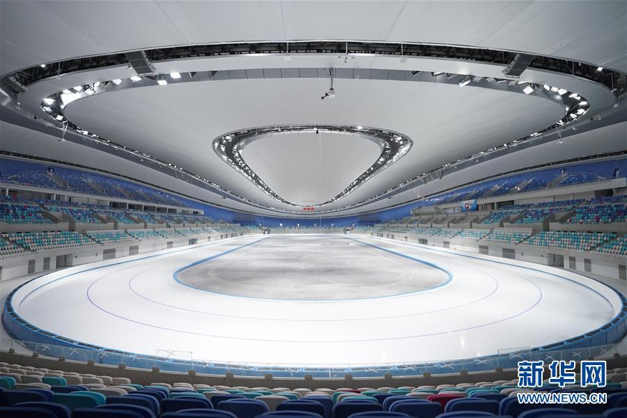 （体育）（1）国家速滑馆“冰丝带”首次制冰取得成功