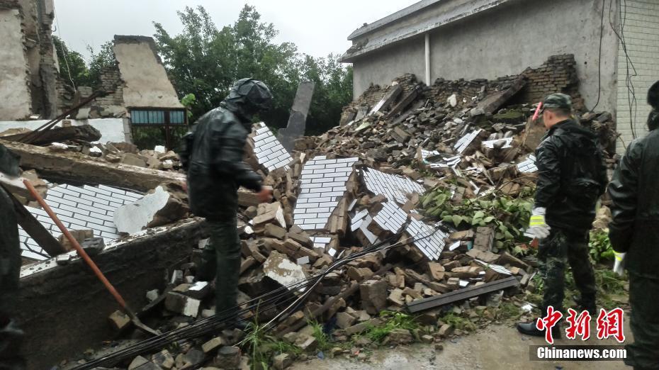 直击四川泸县地震灾区现场 部分建筑受损