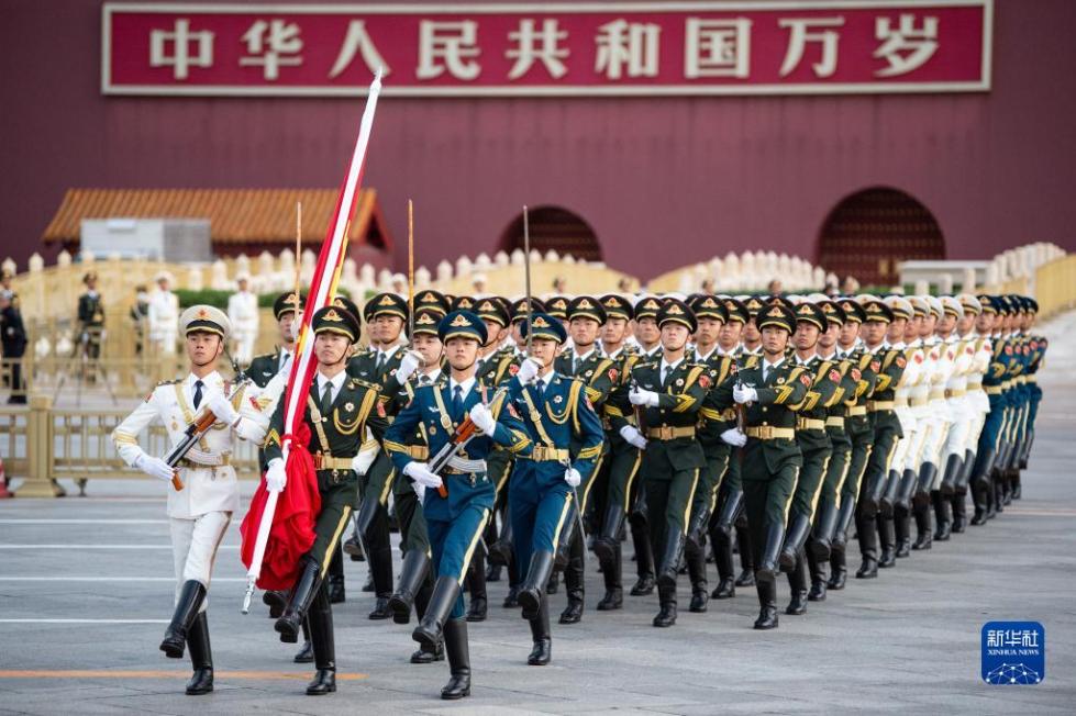 国庆升旗仪式在天安门广场举行56