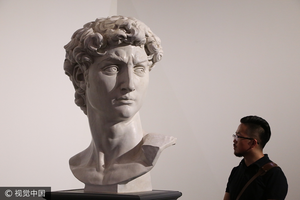 米开朗基罗展亮相北京"鸟巢"