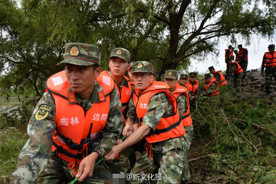 20名朝鲜居民被困 吉林边防出动营救
