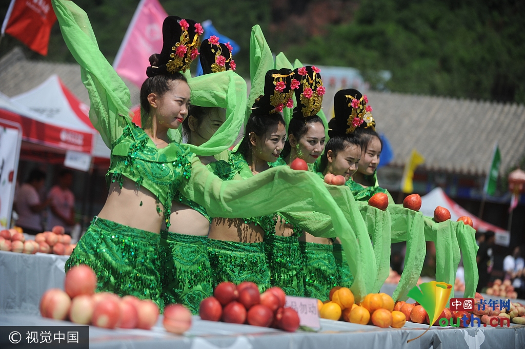 仙桃飘香仙女飘飘 北京平谷举办蟠桃盛会