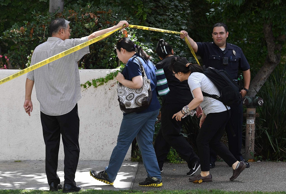 中國駐洛杉磯總領館前發生槍擊案 槍手自殺