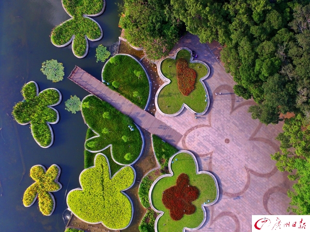 俯瞰花城 点缀城市之美