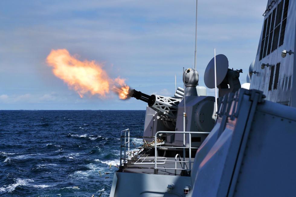 火力全开 北海舰队邯郸舰实弹射击演习纪实