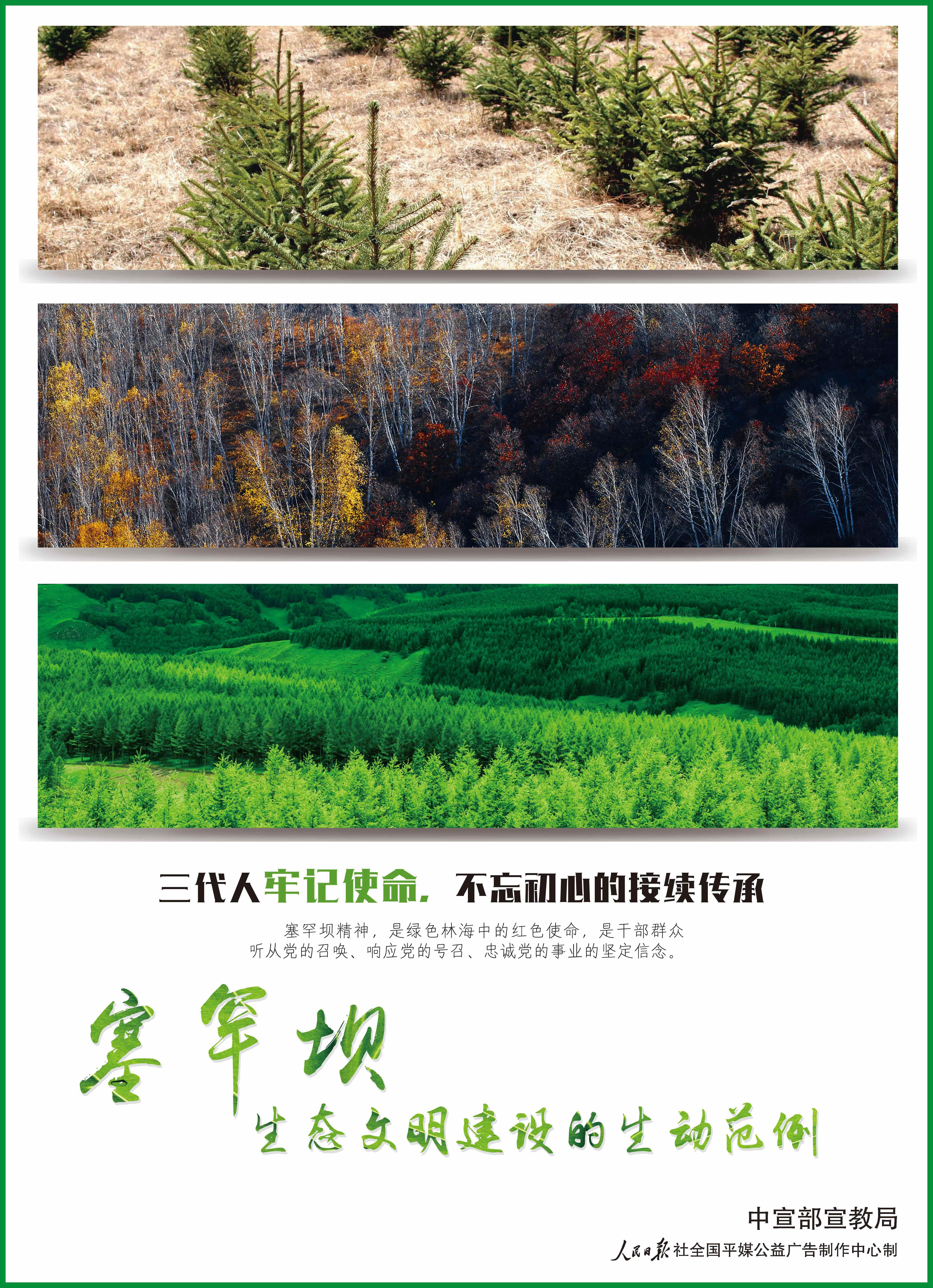 塞罕坝公益广告:生态文明建设的生动范例