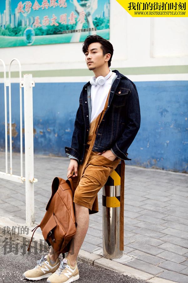陈晓随性街拍尽显轻熟男人味