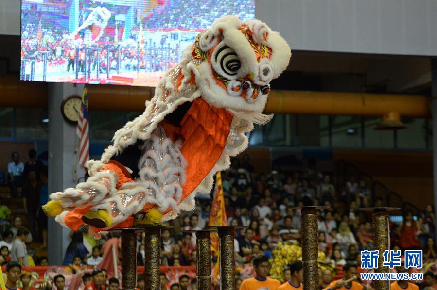 马来西亚沙巴州举办戊戌年龙麒狮大汇演