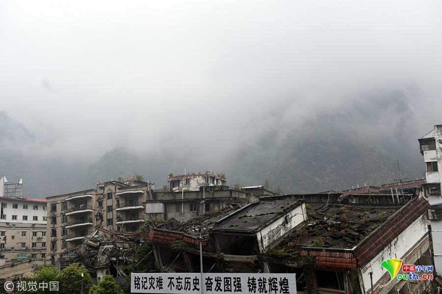 汶川地震十周年 重访北川老县城遗址