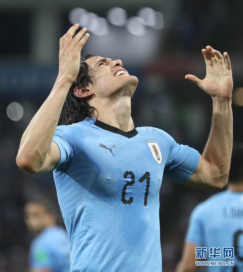 【世界杯】八分之一决赛:乌拉圭队卡瓦尼梅开