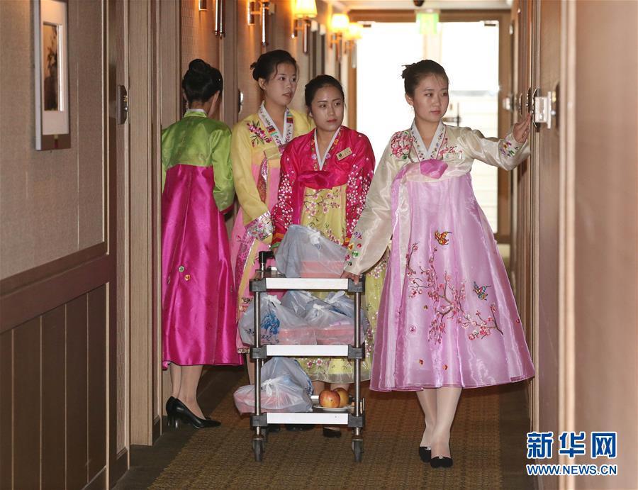 韩朝离散家属在酒店客房内单独团聚