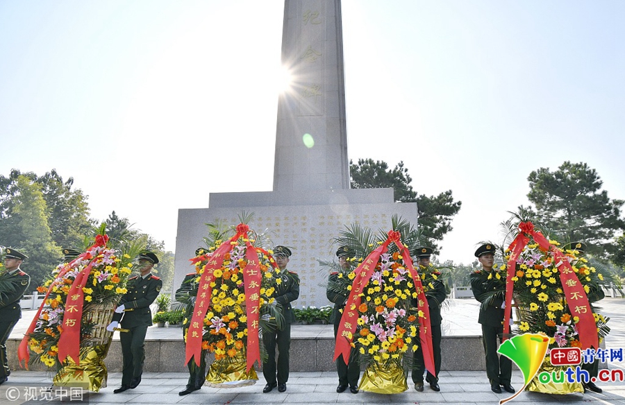 第5个烈士纪念日到来全国各地举行烈士公祭仪式