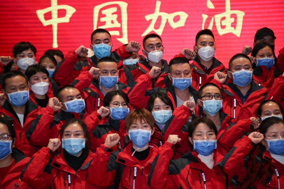 贵州第六批医疗队141人抵达武汉.jpg