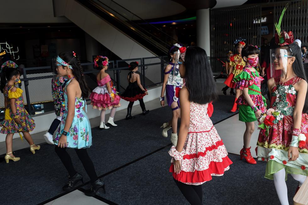 印尼:疫情下的儿童模特比赛