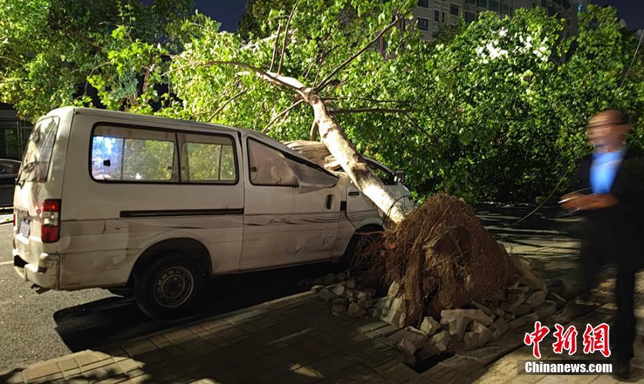 江苏南通现极端灾害天气 最大风力14级