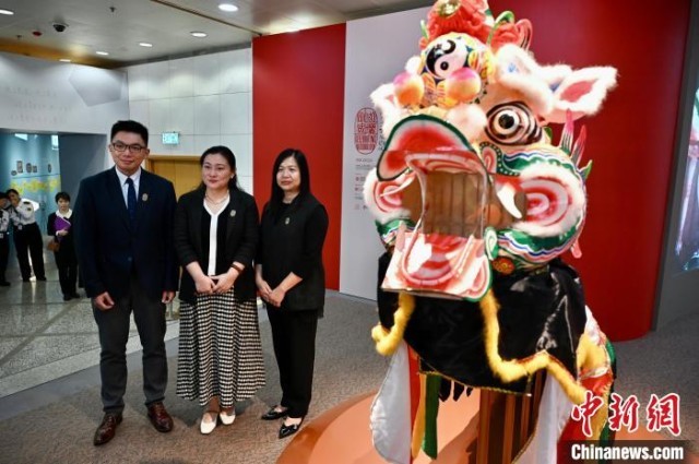 香港“同心迎国庆──粤港澳大湾区非遗汇瑞”展览展现大湾区特色非遗项目