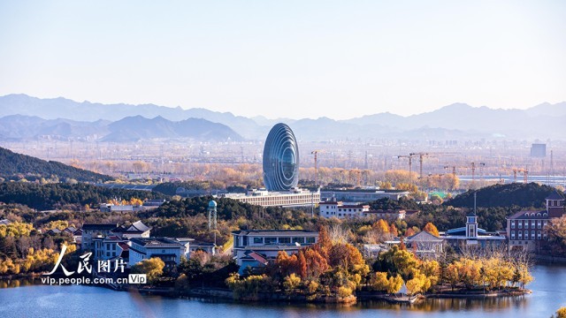 北京：雁栖湖景区风景如画